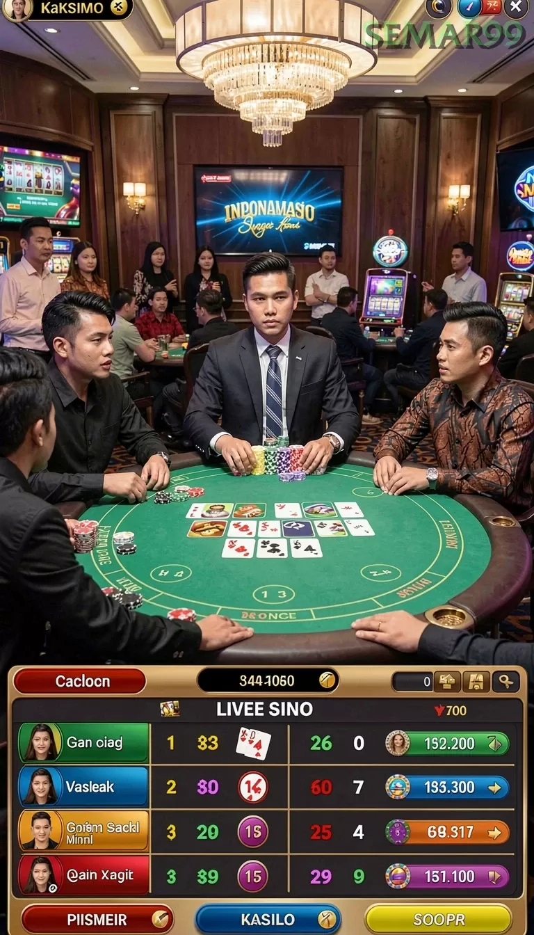 Cuplikan layar PUTARMEGA — menu navigasi