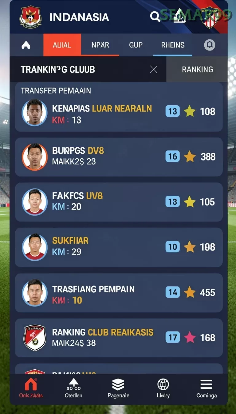 Cuplikan layar MERDEKA138 — aktivitas